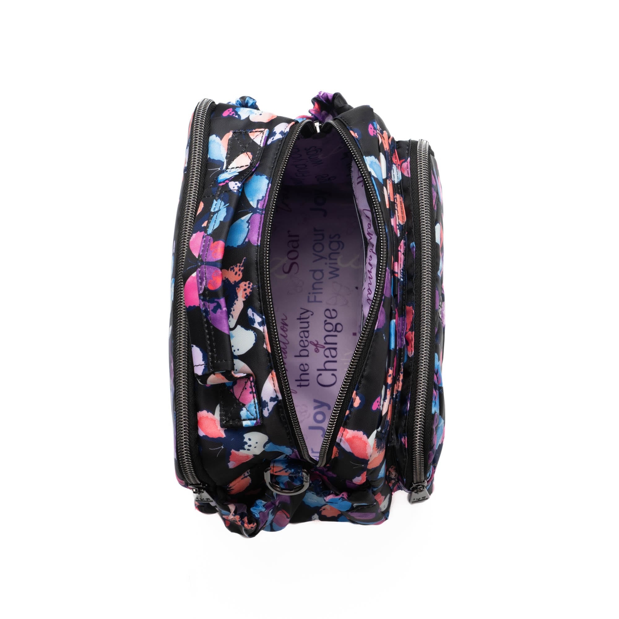 Boomer Crossbody Bag - WATERCOLOR BUTTERFLIES - Boomer_WatercolourButterflies_05